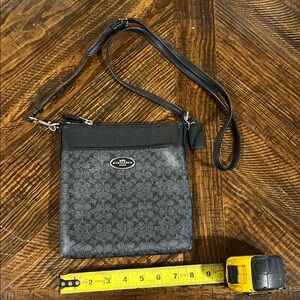 Coach Black and Gray Crossbody Bag